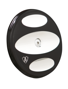 STG-I BILLET COVER, SCALLOPED BLACK