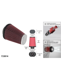 K&N Repl. filter element AirCharger kits