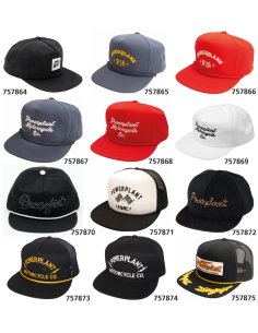 P16 Powerplant Double Lightning Snapback Black/White