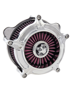RSD TURBINE A/C XL91-up Chrome